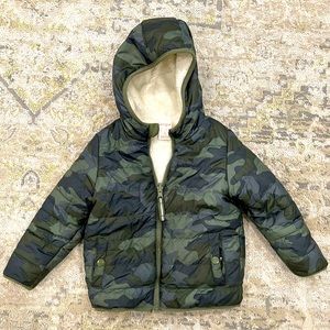 Winter Camo Toddler Jacket